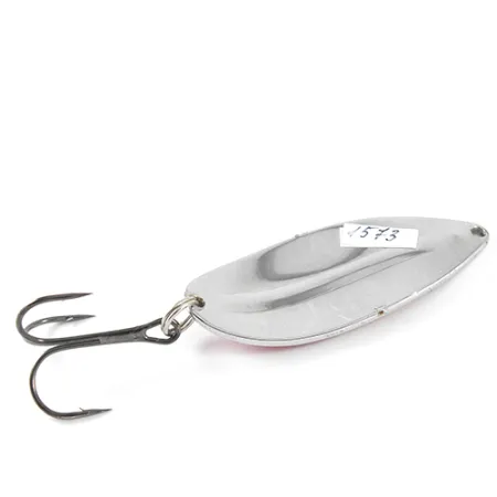 TODDCO Main Liner, нікель/червоний, 21 г, блесна коливалка (колебалка) #1573