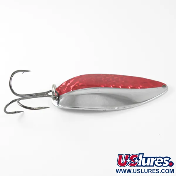 TODDCO Main Liner, нікель/червоний, 21 г, блесна коливалка (колебалка) #1573
