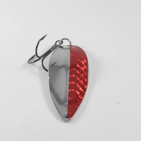 TODDCO Main Liner, нікель/червоний, 21 г, блесна коливалка (колебалка) #1573