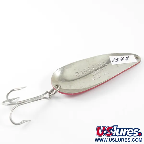 Eppinger Dardevle Imp, червоний/білий/нікель, 11 г, блесна коливалка (колебалка) #1577