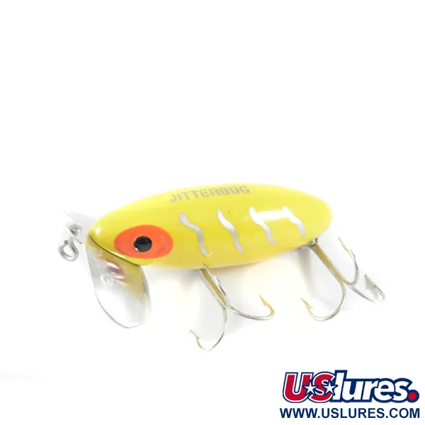  Fred Arbogast Jitterbug, жовтий, 14 г, воблер #1582