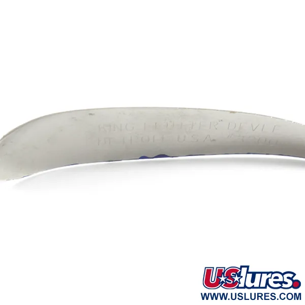 Eppinger King Flutter Devle 3200, нікель/синій, 9 г, блесна коливалка (колебалка) #1592