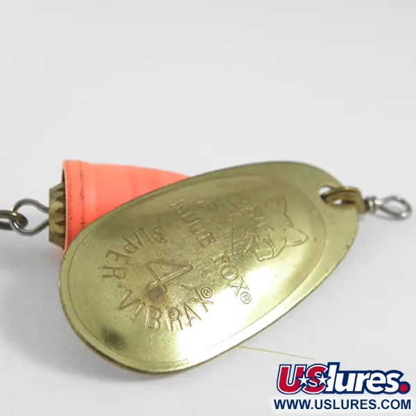  Blue Fox Super Vibrax 4, латунь/помаранчевий, 10,5 г, блешня оберталка (вертушка) #1617