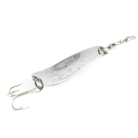 Luhr Jensen Krocodile DIE #3, карбований нікель, 9 г, блесна коливалка (колебалка) #1634