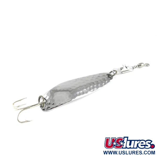 Luhr Jensen Krocodile DIE #3, карбований нікель, 9 г, блесна коливалка (колебалка) #1634