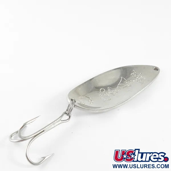 Seneca Little Cleo (Hula Girl), нікель/синій, 21 г, блесна коливалка (колебалка) #1639