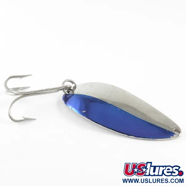 Seneca Little Cleo (Hula Girl), нікель/синій, 21 г, блесна коливалка (колебалка) #1639