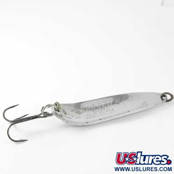 Luhr Jensen Krocodile DIE #5, нікель, 45 г, блесна коливалка (колебалка) #1644