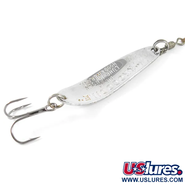 Luhr Jensen Krocodile DIE #3, нікель, 9 г, блесна коливалка (колебалка) #1662