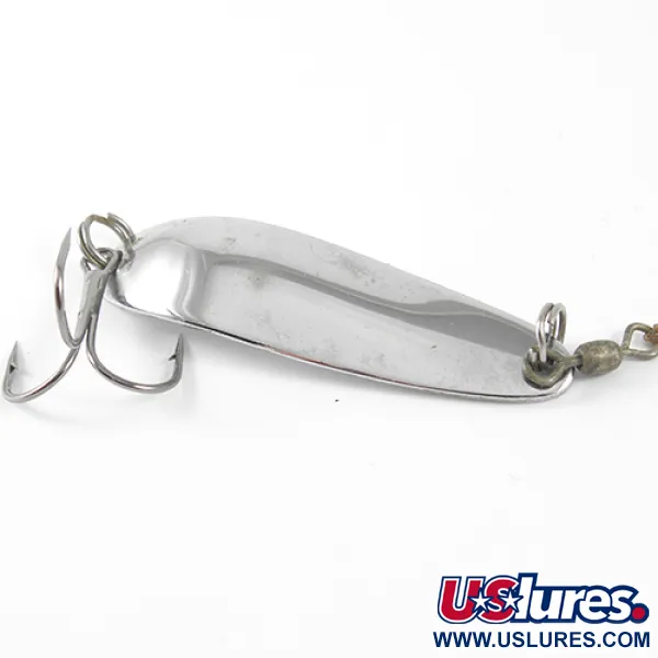 Luhr Jensen Krocodile DIE #3, нікель, 9 г, блесна коливалка (колебалка) #1662