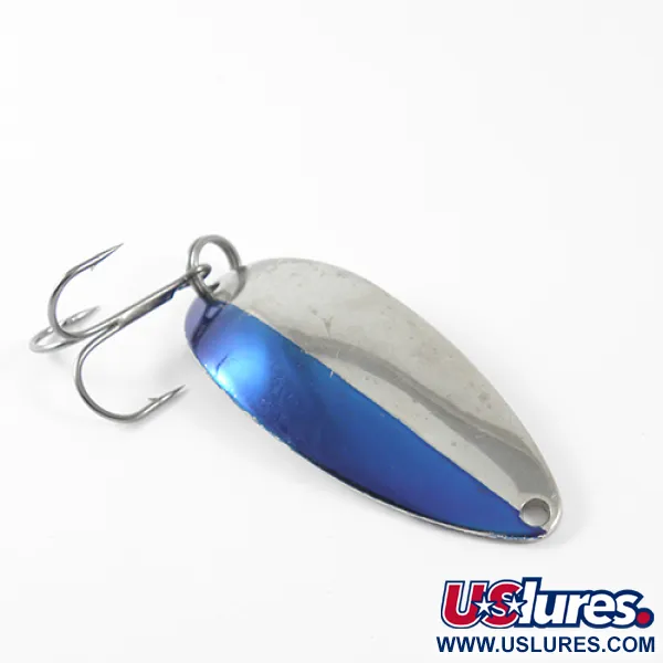 Seneca Little Cleo (Hula Girl), нікель/синій, 14 г, блесна коливалка (колебалка) #1666