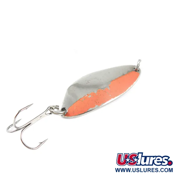 Seneca Little Cleo (Hula Girl), нікель/помаранчевий, 10 г, блесна коливалка (колебалка) #1683