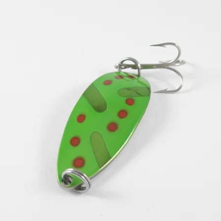 Seneca Little Cleo (Hula Girl), зелений/червоний/нікель, 18 г, блесна коливалка (колебалка) #1685