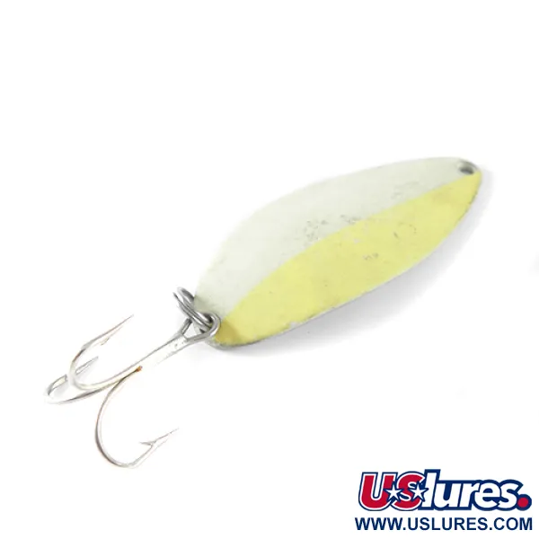 Seneca Little Cleo (Hula Girl, світиться в темряві), білий/помаранчевий/нікель Glow (світиться в темряві), 14 г, блесна коливалка (колебалка) #1696