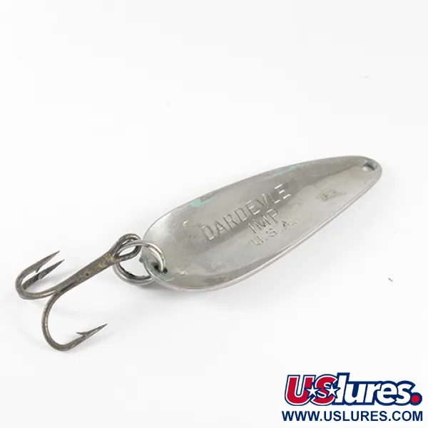 Eppinger Dardevle Imp, нікель/зелений, 11 г, блесна коливалка (колебалка) #1700