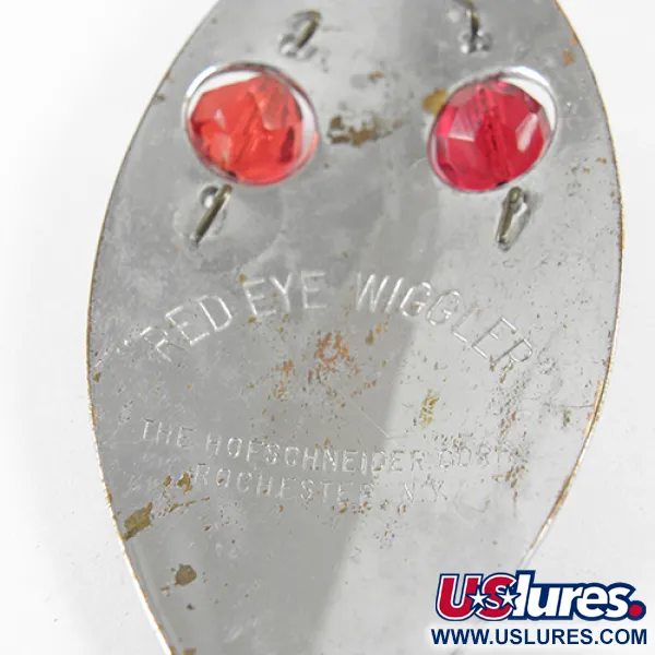 Hofschneider Red Eye Wiggler, нікель/червоні очі, 25 г, блесна коливалка (колебалка) #1705