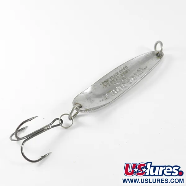 Luhr Jensen Krocodile DIE #4, нікель, 19 г, блесна коливалка (колебалка) #1706