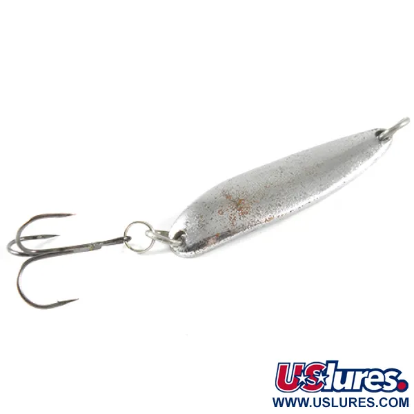 Luhr Jensen Krocodile DIE #4, нікель, 19 г, блесна коливалка (колебалка) #1706