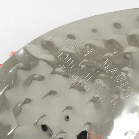 Luhr Jensen Dave Davis, неоновий помаранчевий/карбований нікель, 17 г, блешня оберталка (вертушка) #1712