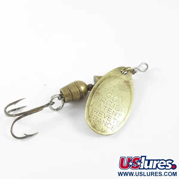  Mepps Aglia 2, латунь, 4,5 г, блешня оберталка (вертушка) #1717