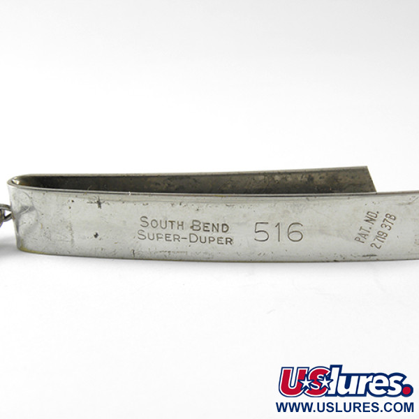 South Bend  Super-Duper 516, нікель, 18 г, блесна коливалка (колебалка) #1721