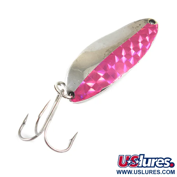 Seneca Little Cleo (Hula Girl), нікель/рожевий, 10 г, блесна коливалка (колебалка) #1722