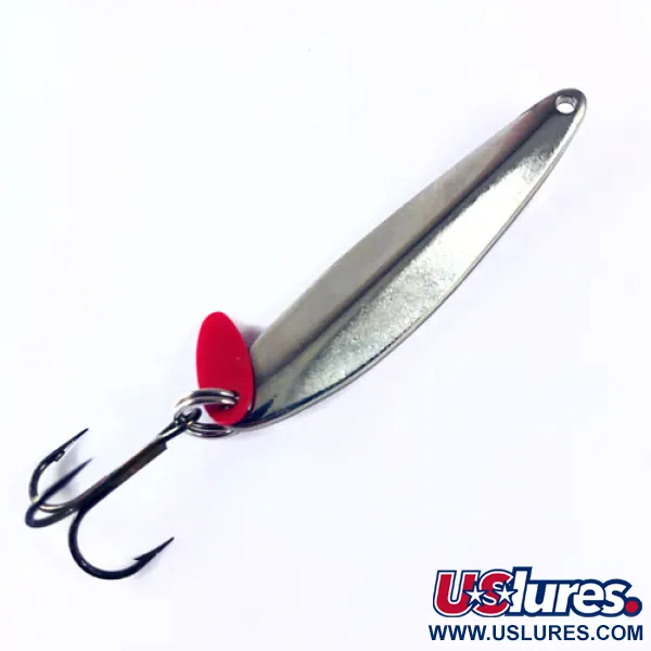  Bay de Noc Swedish Pimple, нікель/жовтий, 14 г, блесна коливалка (колебалка) #1725