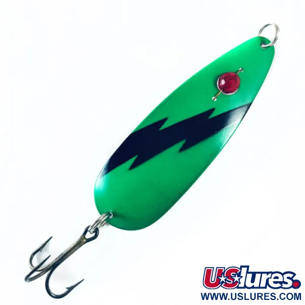 Eppinger Red Eye Evil Eye, зелений/білий, 9 г, блесна коливалка (колебалка) #1735