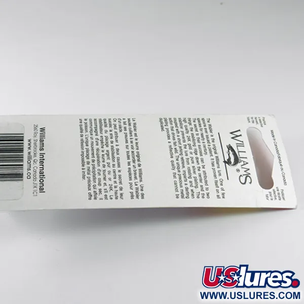  Williams Wabler W60, фіолетовий/срібло (покриття справжнім сріблом), 21 г, блесна коливалка (колебалка) #1736