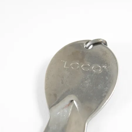 Glen Evans Loco 4, нікель/синій, 9 г, блесна коливалка (колебалка) #1750