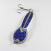  Glen Evans Loco 4, нікель/синій, 9 г, блесна коливалка (колебалка) #1750
