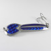  Glen Evans Loco 4, нікель/синій, 9 г, блесна коливалка (колебалка) #1750