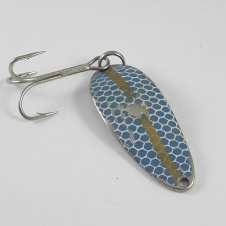 Seneca Little Cleo (Hula Girl), синій/нікель, 10 г, блесна коливалка (колебалка) #1770