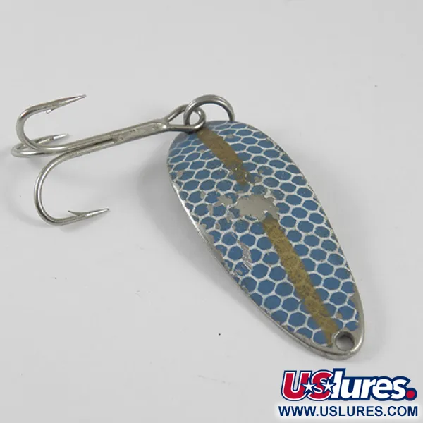 Seneca Little Cleo (Hula Girl), синій/нікель, 10 г, блесна коливалка (колебалка) #1770