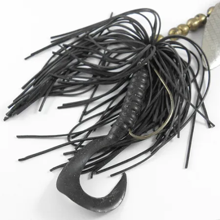 Mepps Aglia Long 3 Combo Killer, срібло/латунь, 19 г, блешня оберталка (вертушка) #1788