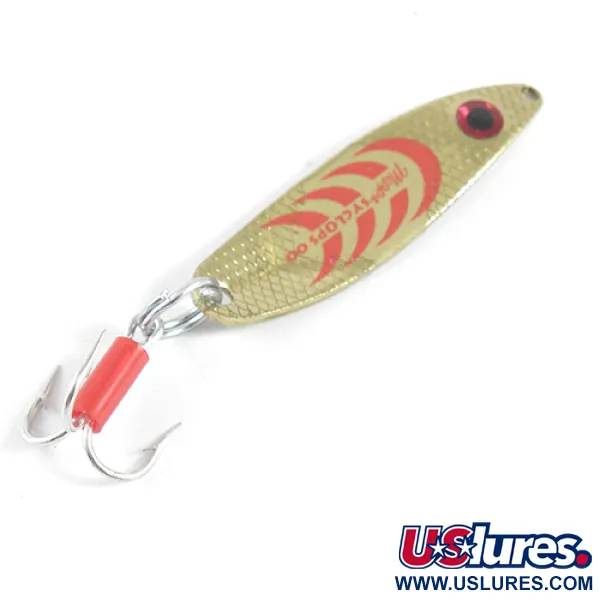 Mepps Syclops 00, золото/червоний, блесна коливалка (колебалка) #1790