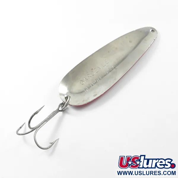 Eppinger Dardevle, червоний/білий/нікель, 28 г, блесна коливалка (колебалка) #1794