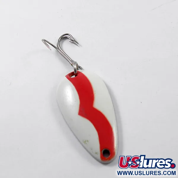  Balo 3, червоний/білий/латунь, 14 г, блесна коливалка (колебалка) #1798