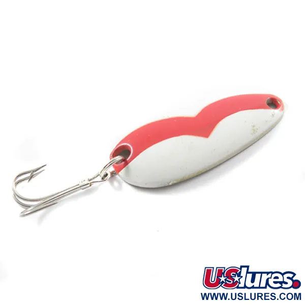  Balo 3, червоний/білий/латунь, 14 г, блесна коливалка (колебалка) #1798
