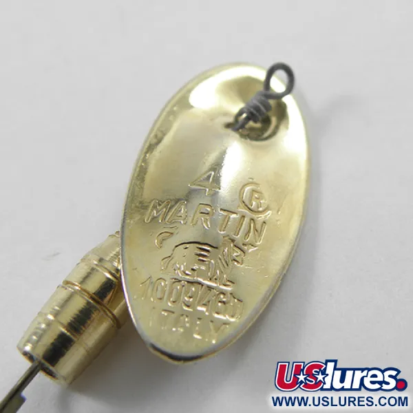  Panther Martin Zavorra con Mosca 4, золото, 3 г, блешня оберталка (вертушка) #1816