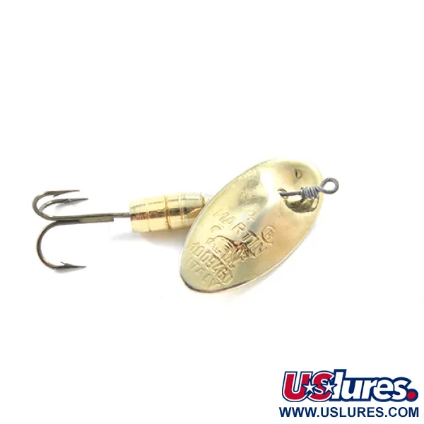  Panther Martin Zavorra con Mosca 4, золото, 3 г, блешня оберталка (вертушка) #1816