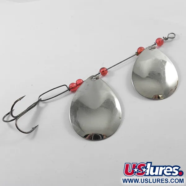  Lucky Strike, нікель/мідь/червоний, 12,5 г, блешня оберталка (вертушка) #1833