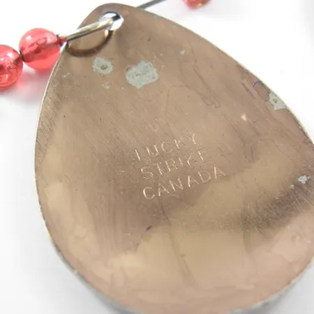 Lucky Strike, нікель/мідь/червоний, 12,5 г, блешня оберталка (вертушка) #1833