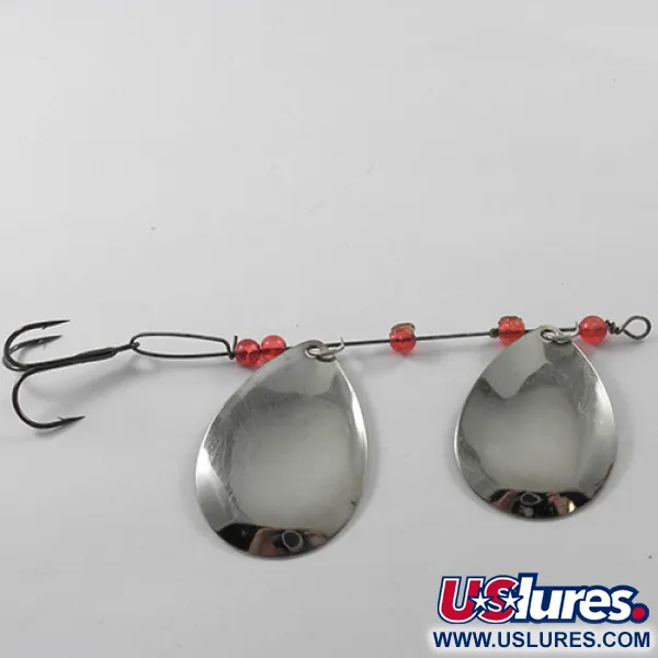  Lucky Strike, нікель/мідь/червоний, 12,5 г, блешня оберталка (вертушка) #1833