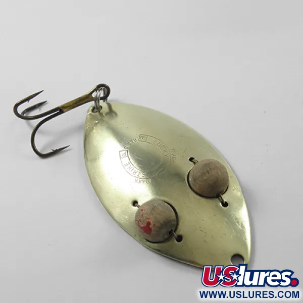  Lucky Strike Gold Red Flash, латунь, 21 г, блесна коливалка (колебалка) #1840