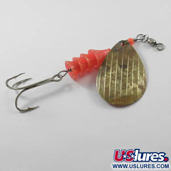  Lucky Strike Coffe Spoon, латунь/помаранчевий, 10 г, блешня оберталка (вертушка) #1850