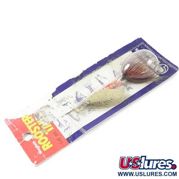 Yakima Bait Worden’s Original Rooster Tail, золото/червоний, 4,72 г, блешня оберталка (вертушка) #1880