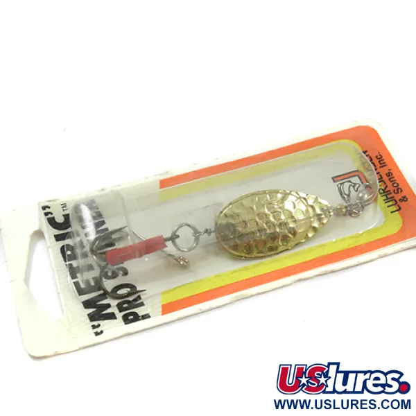  Luhr Jensen Metric Pro Spinner​ 4, Карбоване золото, 11 г, блешня оберталка (вертушка) #1881