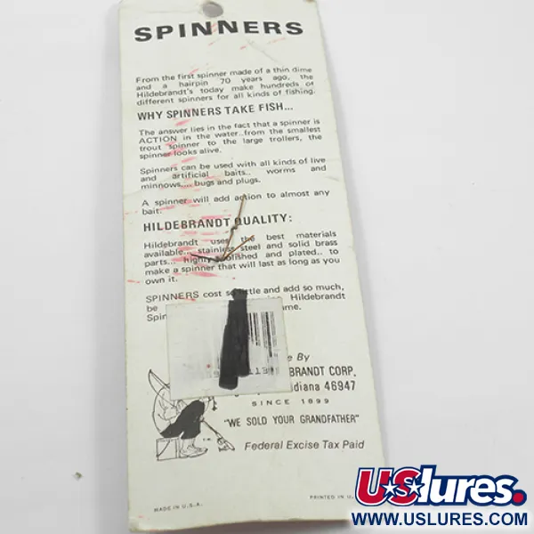 Hildebrandt Spinners Hildebrandt Colorado 2, золото, 1,4 г, блешня оберталка (вертушка) #1882