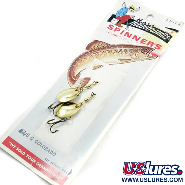 Hildebrandt Spinners Hildebrandt Colorado 2, золото, 1,4 г, блешня оберталка (вертушка) #1882